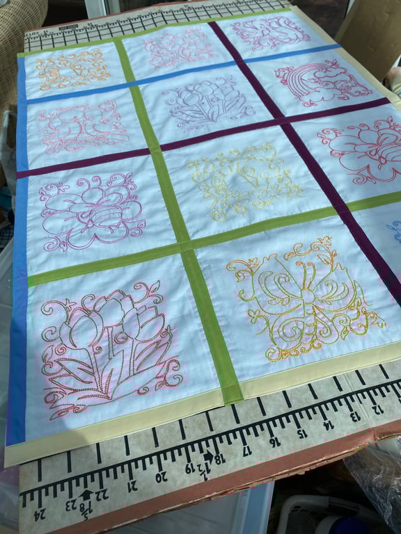 Spring is Near. Table Topper or Runner