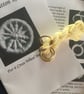 Kit to Make 6 x Dorset Cross Wheel Buttons, Primrose, K4 - Image 1