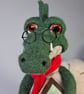 Needle Felted Vegan Crocodile- Woollen Decoration  - Image 5
