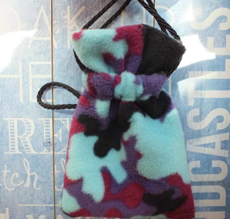 Dog Treat Bag Camouflage Design in Fleece