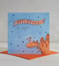Happy Birthday Dotty Stegosaurus greetings card
