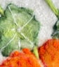 Hand Felted Nasturtium Textile Artwork  - Image 6
