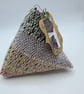 Pyramid handwoven lavender bag - Image 5