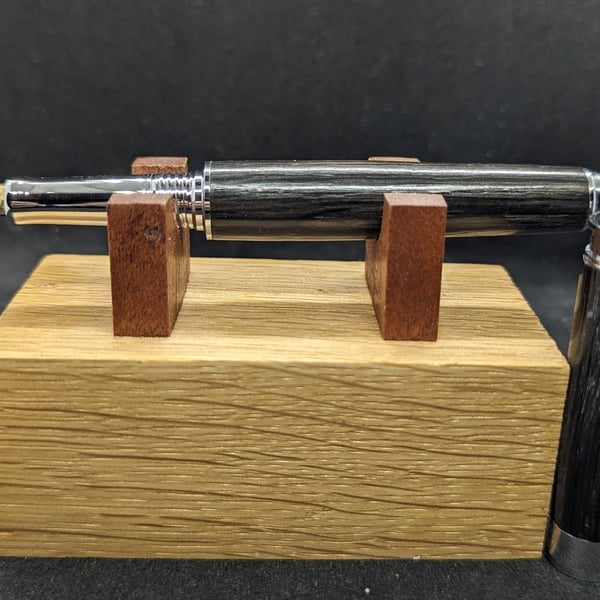 A premium fountain pen made from Bog Oak from Ukraine