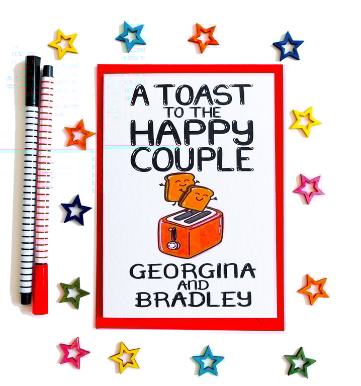 Personalised Funny, Pun Card For Wedding, Engagement, Anniversary 