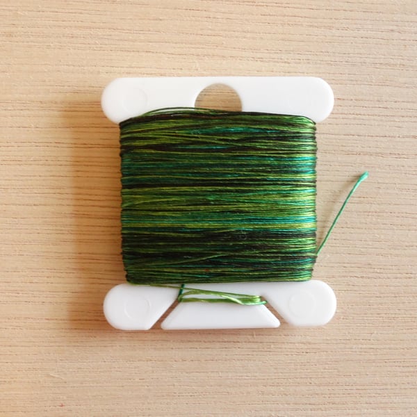 Summer Forest - 50m, Handdyed Embroidery Silk