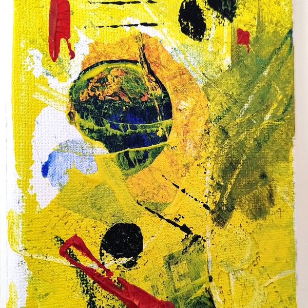 Zest & Zenith Moon One - Original Abstract Acrylic Painting on Canvas