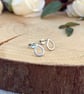 Handmade Silver Dewdrop Earrings - Image 3