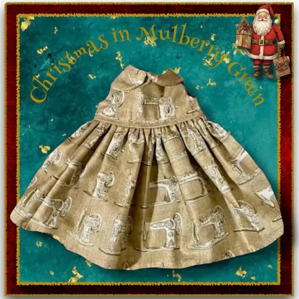 Antique Sewing Machine Heirloom Dress 