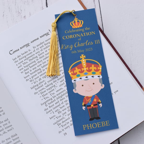 King Charles Bookmark