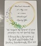 Gold Ring Floral Wedding Invitation Suite – Formal, Evening, Details & RSVP