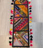Handcrafted Sindhi Patchwork Wall Tapestry - Boho Textile Art & Wall Hanging