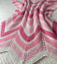 Pink baby blanket