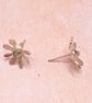 Apatite Flower Silver Earrings Handmade  - Image 2