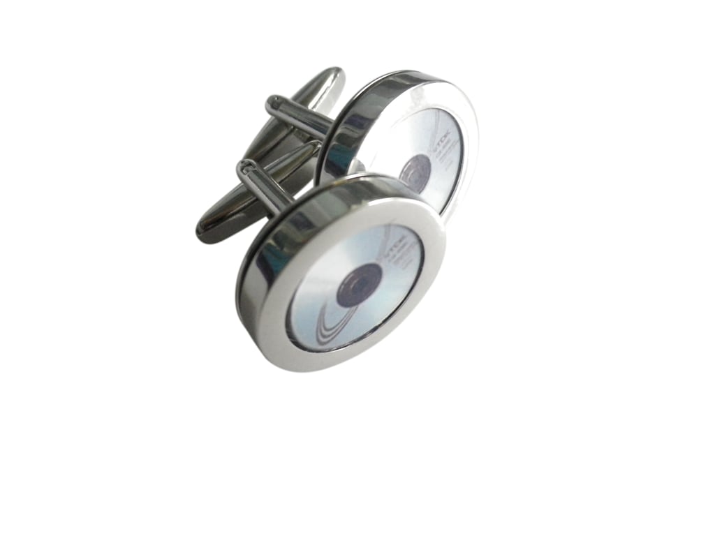 Silver swirl cuff links, free shipping, gift wrapped, elegant image, Ref 1234.