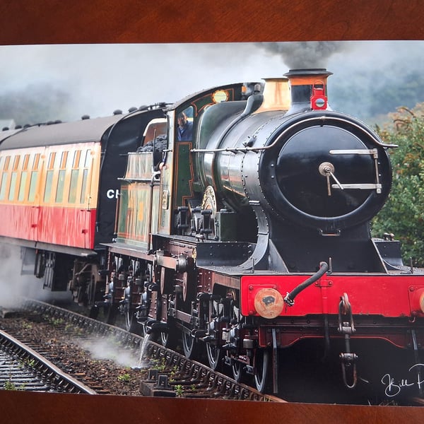 TRAIN PHOTO 16 X 12