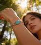 Amazonite Torque Bangle In Ethical Sterling Silver  - Image 6
