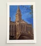 Art Print Bolton Town Hall - Lancashire - Fine Art - A5 Size (A4 also available) - Image 8