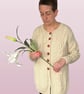 Longer Length Cardigan, Hand Knitted, Chest Size 92-97cms (36-38")