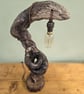 Rustic Hand Made Table Bedside Lamp - Image 5