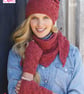 Knitting Pattern - King Cole DK Knitting Pattern 5798 - Ladies Accessories - Image 2