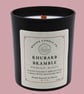 Rhubarb & Blackberry Candle - Rhubarb Bramble - Wooden Wick