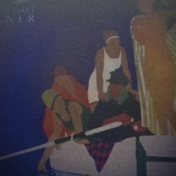 The Bathing Party ,A4 unframed, mounted, free hook & easel, free shipping  6753