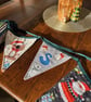 Handmade Merry Christmas Fabric Bunting - 6.3m Reusable Garland - Image 3