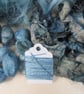 Natural Dye Indigo Blue Mixed Silk Fibre Texture Craft Pack - Image 3