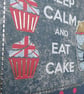 Keep Calm & Eat Cake Cupcake Card - Image 4