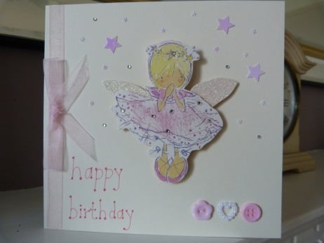 Cute Fairy Birthday Card