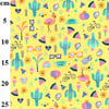 SALE - Tropical Holiday Feel Fabric with Flamingos and other holiday vibes