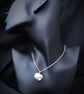 Silver frosted shell pendant - Image 1