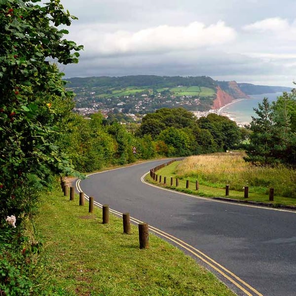 Sidmouth Jurassic Coast Devon England UK Photograph Print