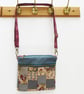 Retro Patchwork Print Crossbody Bag - Image 6