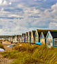 Beach Huts Hengistbury Head Dorset Coast Photograph Print