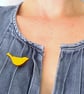 Painted Wooden Bird Brooch, various colours - Image 7