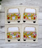 Coasters, Set Of 4 Campervan Coasters - Image 2