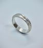 Silver River Ring, silver wave ring, silver band, silver wavy ring, wedding band - Image 9