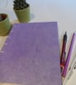 Hand made book with Coptic stitch binding and mixed papers (no 20) - Image 1