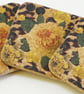 Four Yellow Rose and Skin Print Square Coasters - Image 1