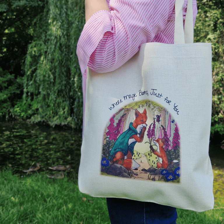 Finn’s Gift of Gloves – Personalised Linen Tote Bag