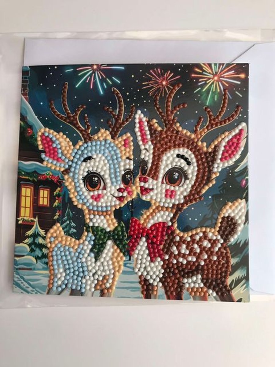 diamond art Christmas Card Bamby 