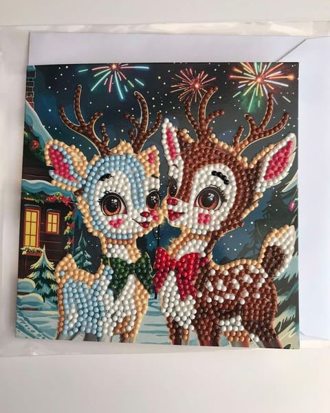 diamond art Christmas Card Bamby 