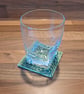 Coaster with anti-slip feet - green mix pattern - Image 4