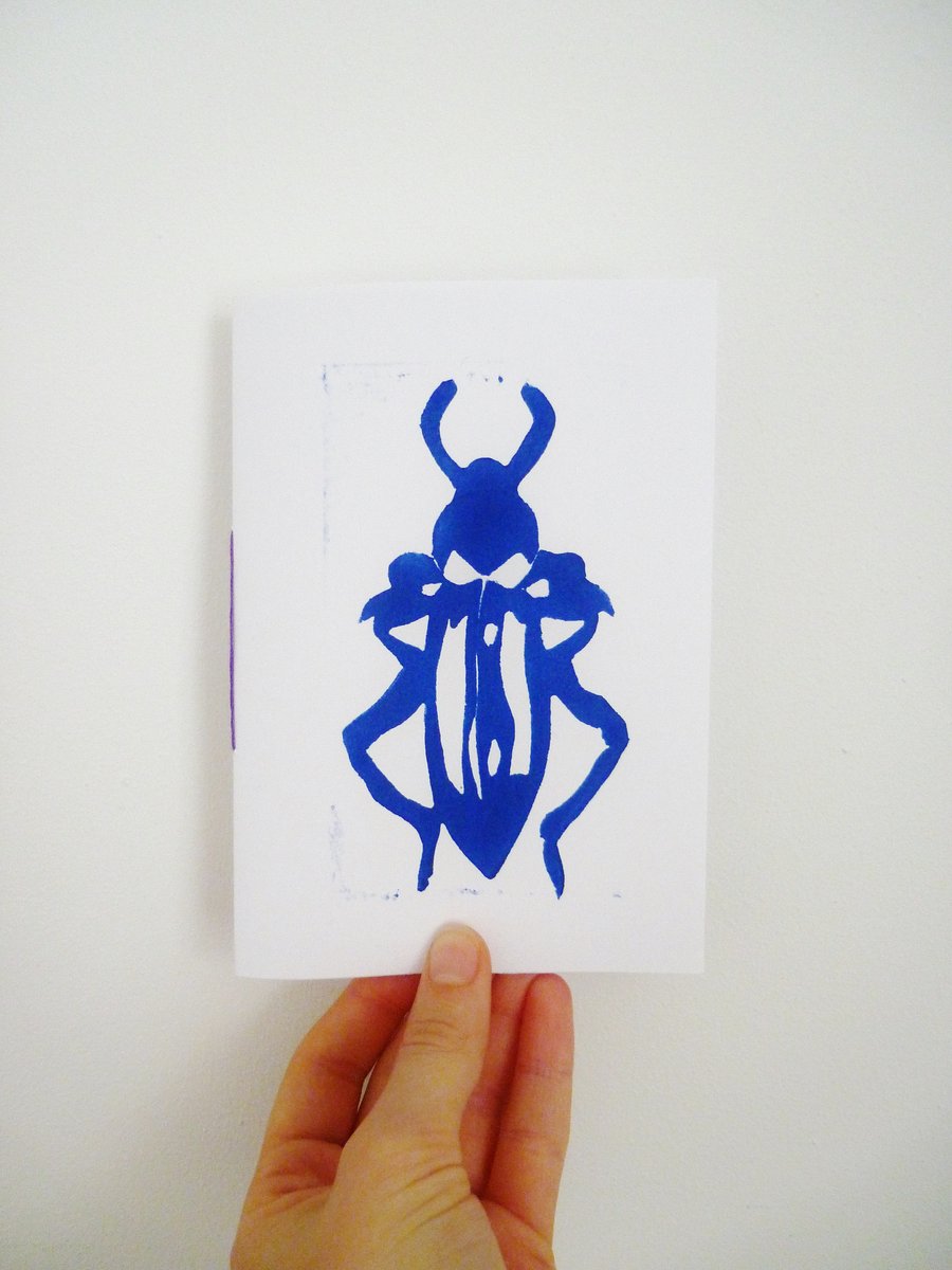 Free Postage - Double Sided Lino Bug Notebooks