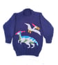 Dinosaur Child's Sweater and Hat - Jurassic - Digital Knitting Pattern - Image 2