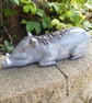Warthog Ceramic Ornament - Handmade - Image 4