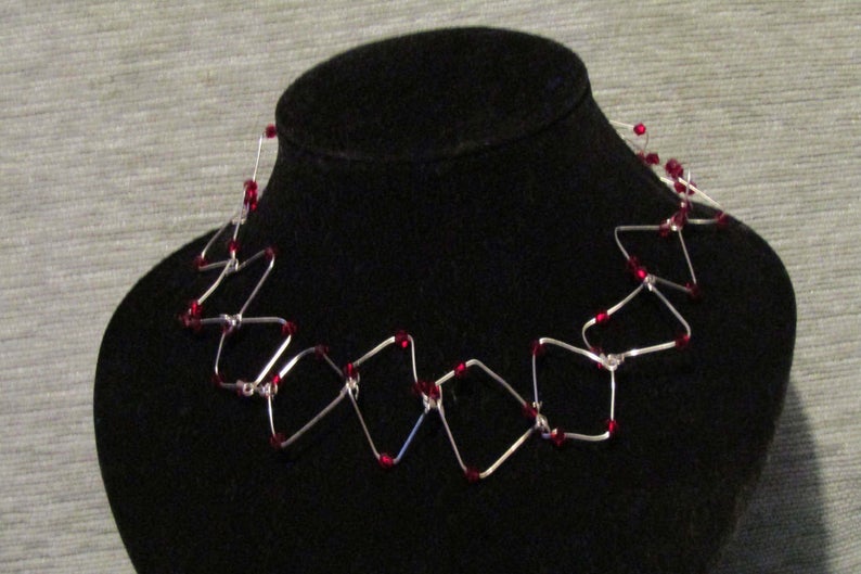 Diamond Siam Swarovski Choker