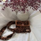 Hand Crocheted crossbody bag 